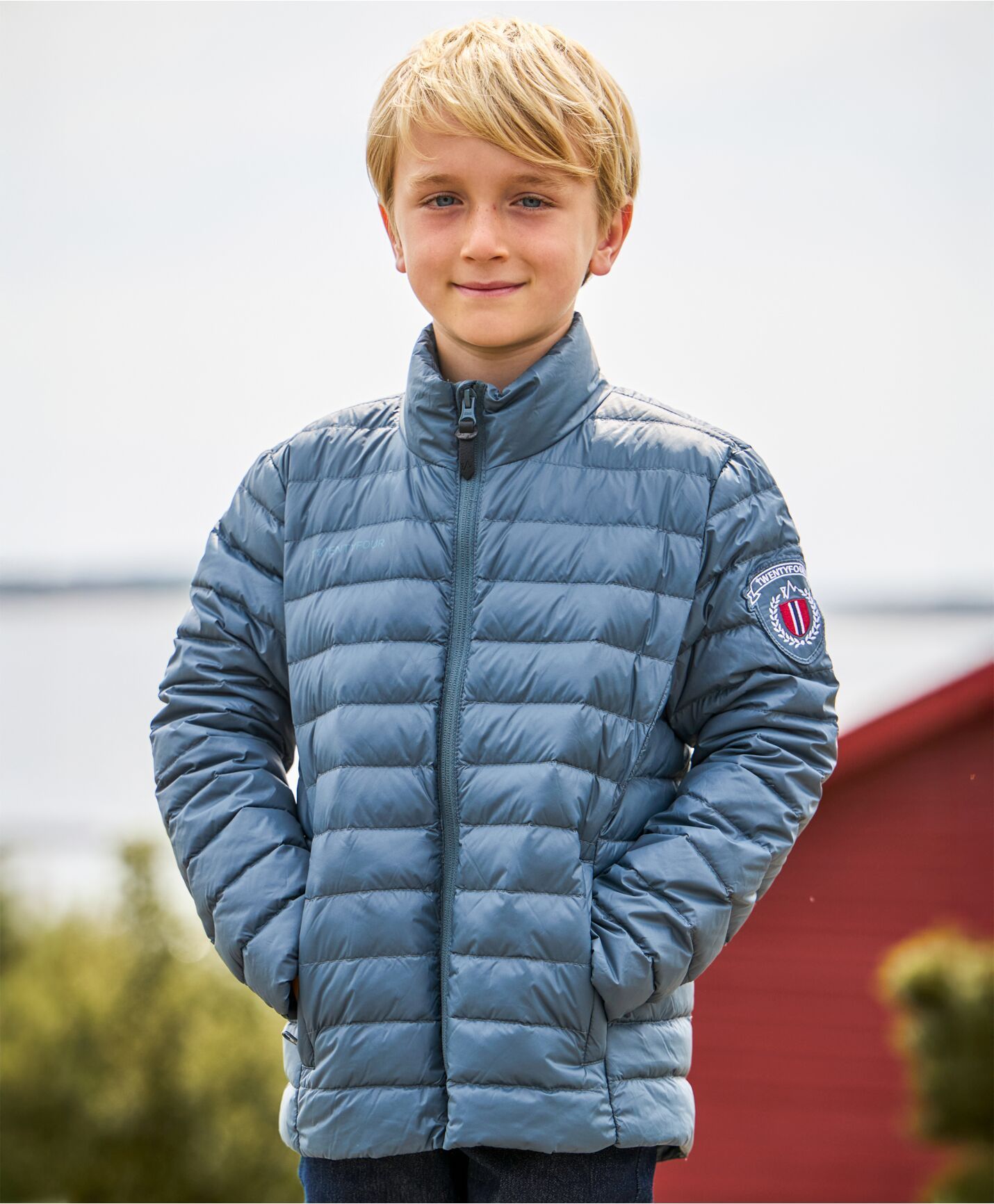 Denimblå